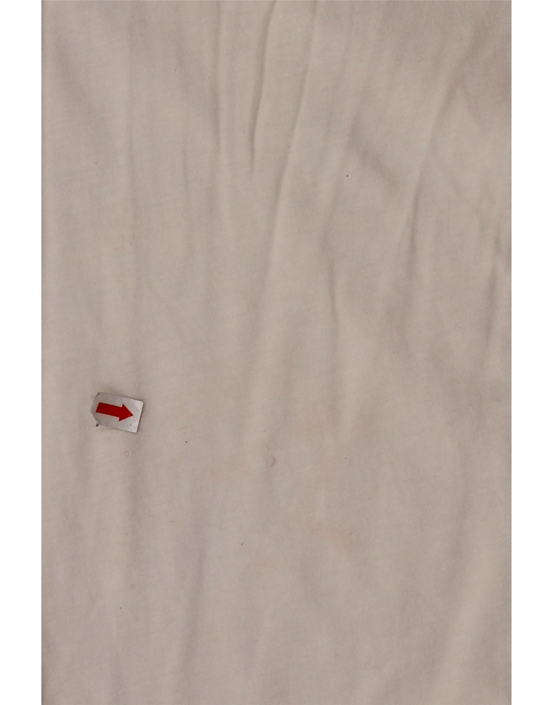 T-shirt grafica da uomo LEVI'S Top grande in cotone bianco sporco