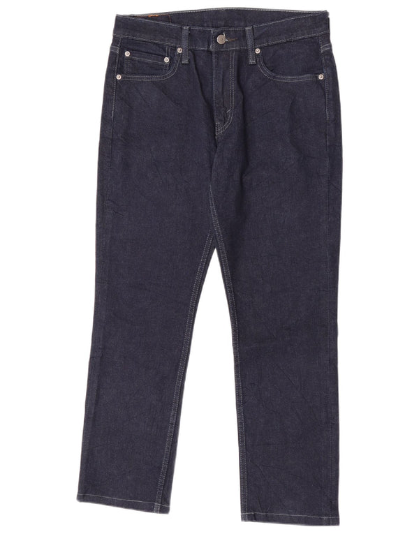Levi's Uomo 511 Slim Jeans W32 L27 Blu Navy Cotone