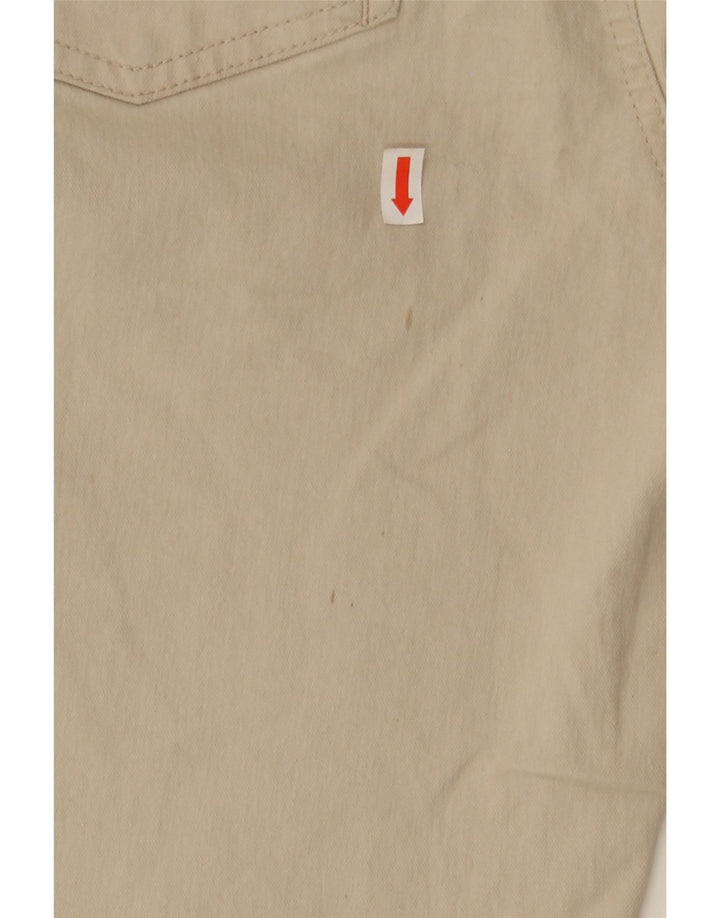 ARMANI Womens Straight Jeans W28 L28 Beige Cotton Vintage Armani and Second-Hand Armani from Messina Hembry 