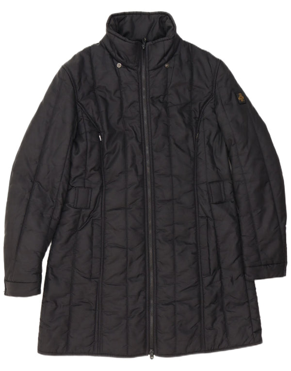 Cappotto imbottito da donna Refrigiwear UK 16 grande poliestere nero