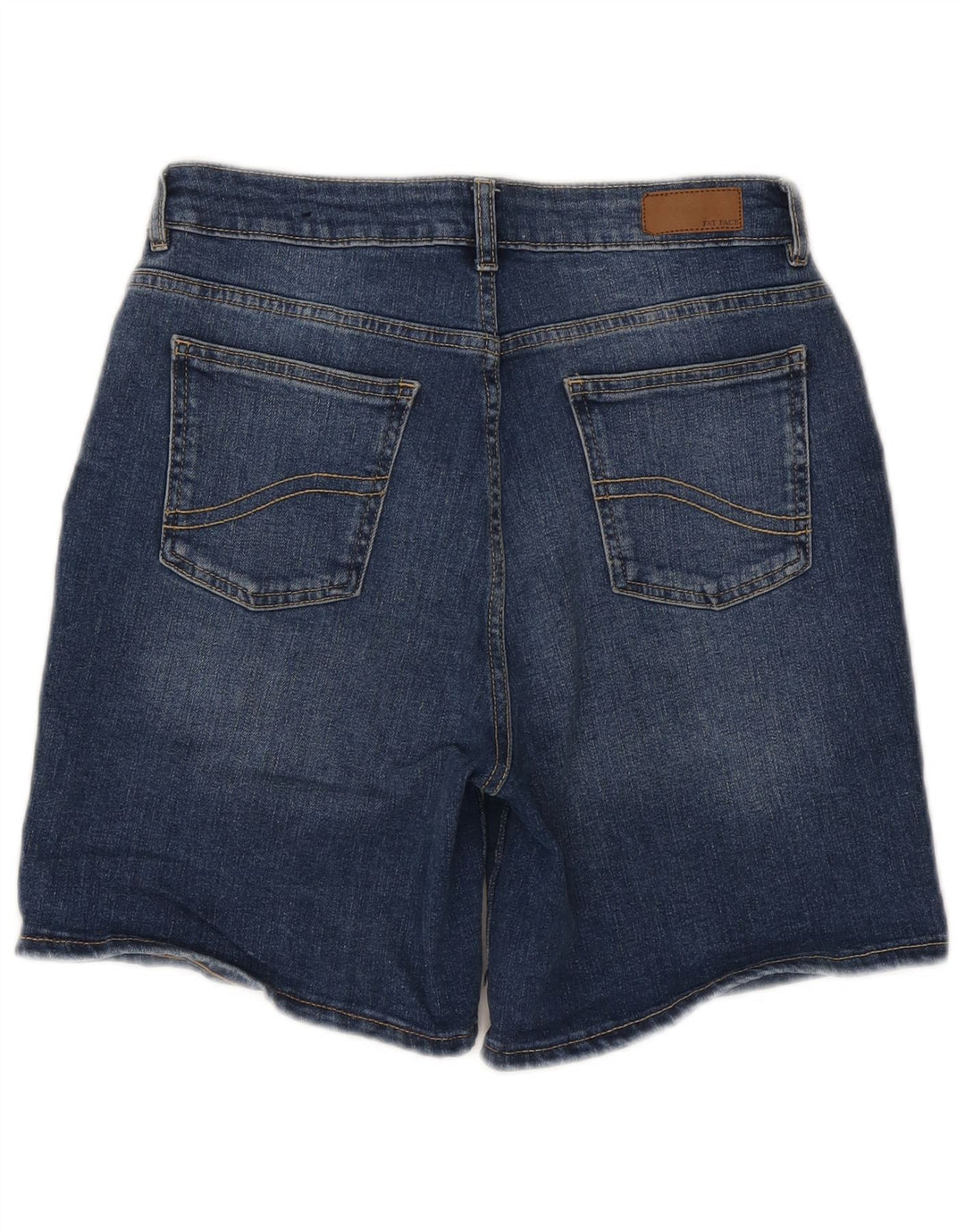 Pantaloncini di jeans Darley da donna Fat Face UK 12 Medium W28 Cotone blu