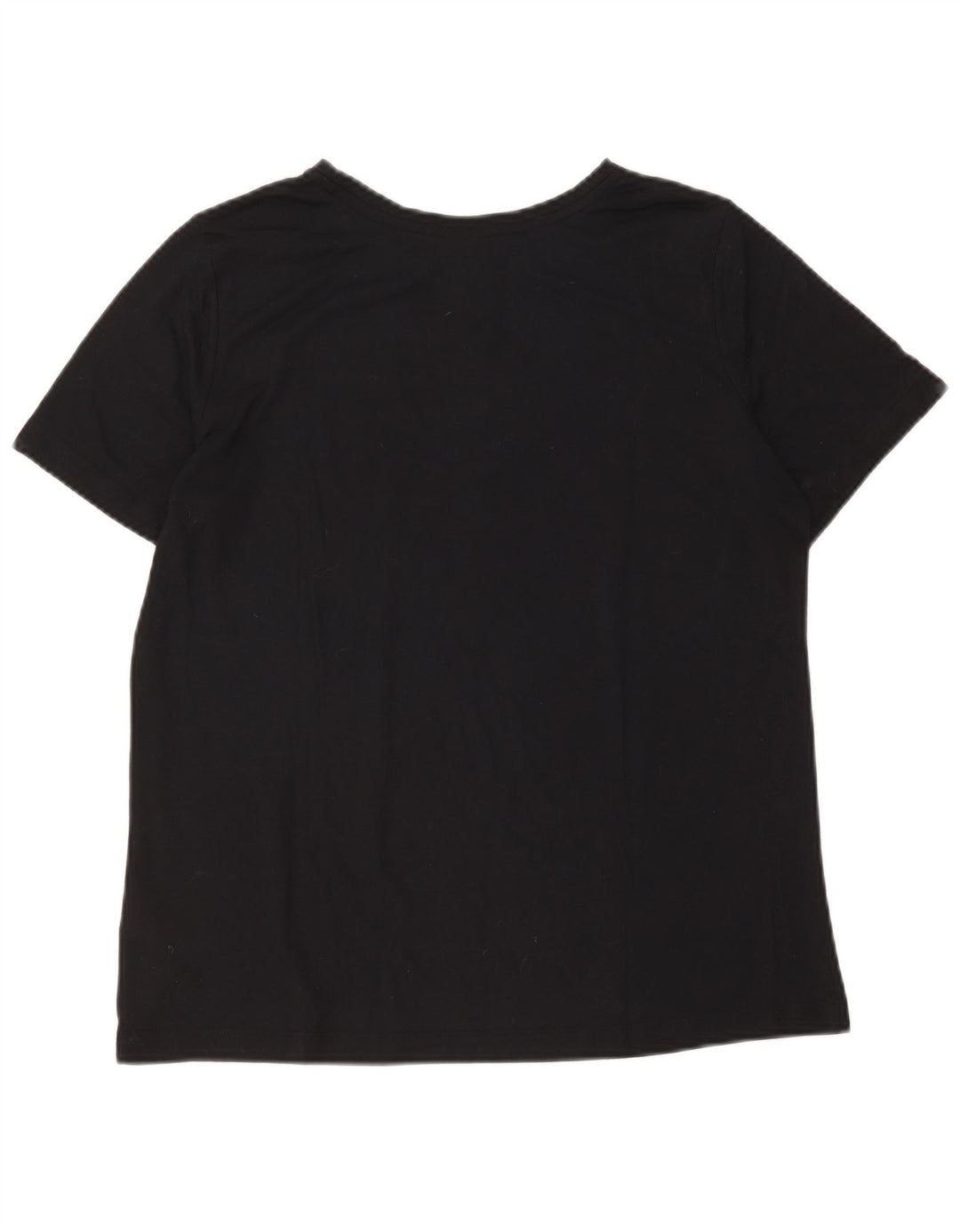 T-shirt grafica da donna Nike Top UK 14 medio nero poliestere