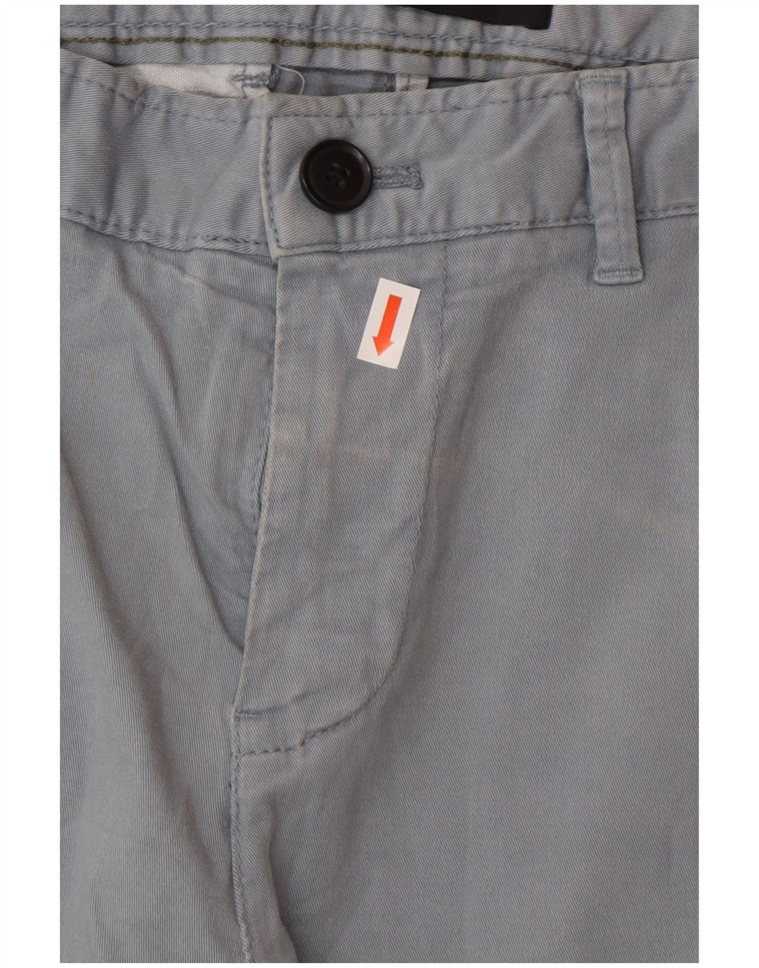 Pantaloni chino slim da uomo Zara EU 38 Small W30 L33 Grigio