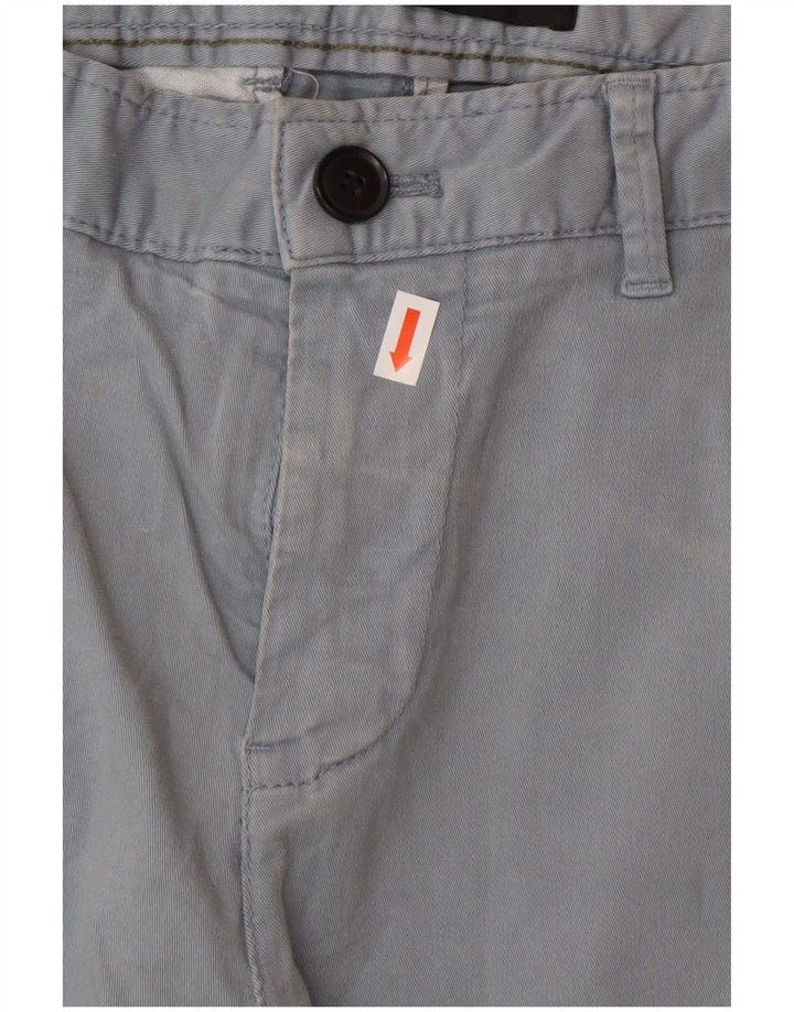 Pantaloni chino slim da uomo Zara EU 38 Small W30 L33 Grigio