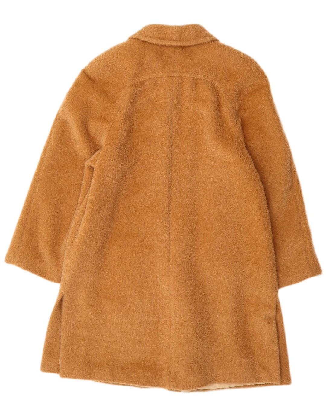 Cappotto vintage da donna UK 12 beige medio