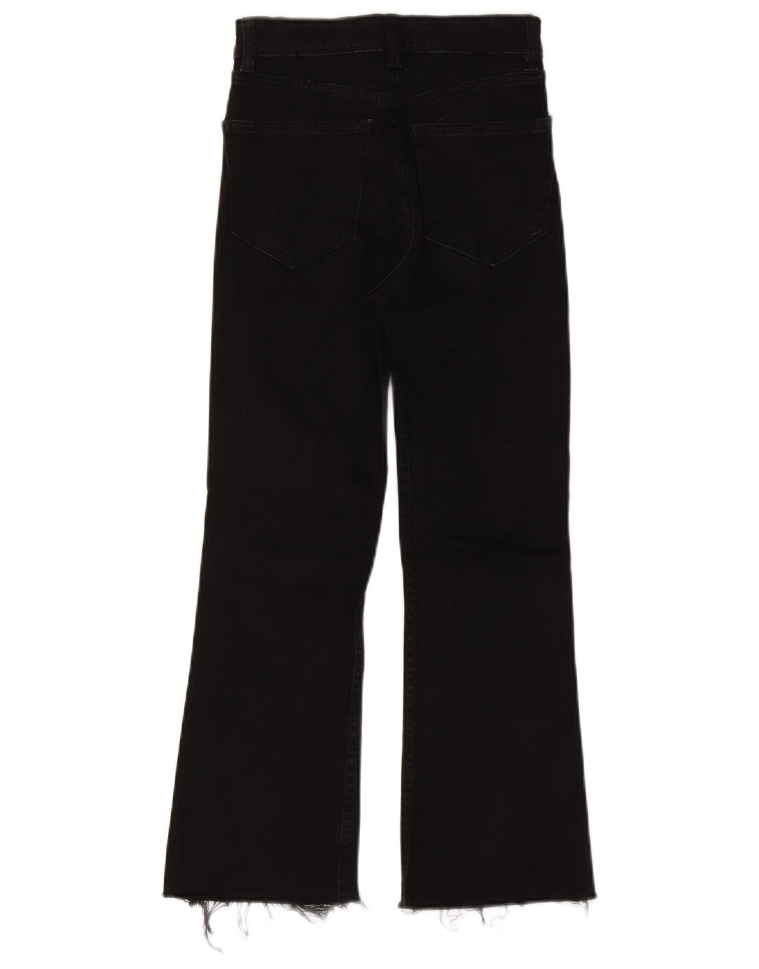 Jeans Bootcut da donna Zara EU 34 2XS W24 L24 Cotone nero