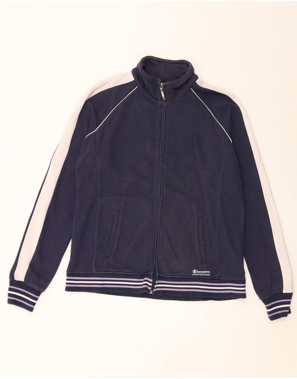 Giacca da tuta da donna Champion UK 16 Large Blu Navy Colourblock