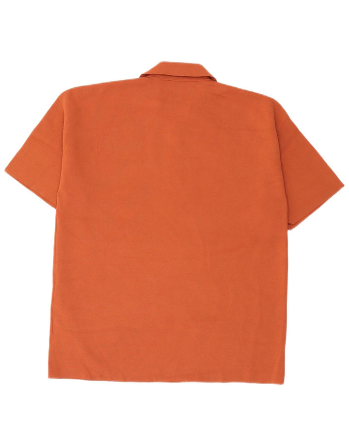 Polo Cos da uomo piccola in viscosa arancione