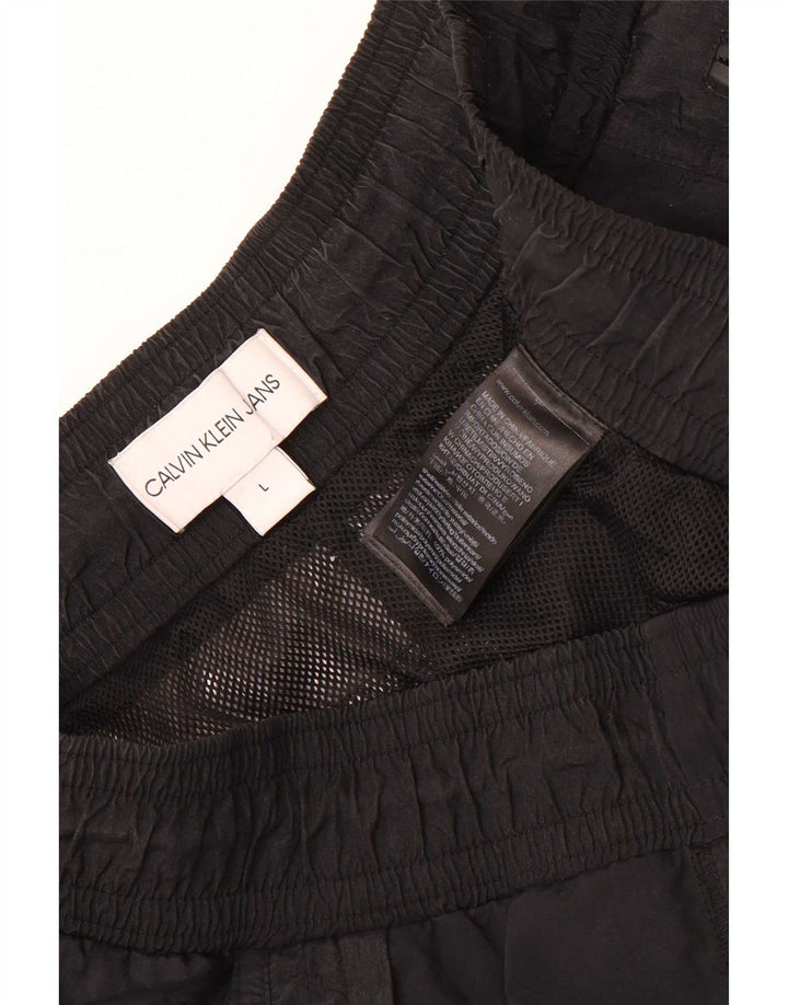 Pantaloni da tuta da uomo Calvin Klein Joggers Large Nero Poliammide