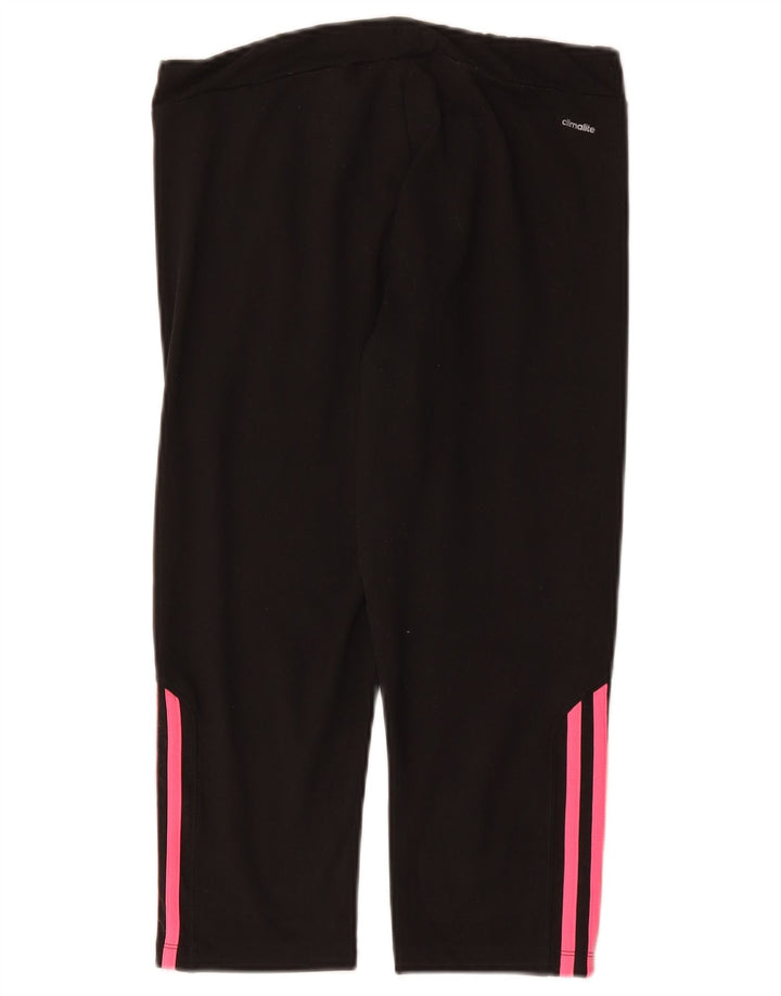 Leggings Adidas Climalite Capri da donna UK 12/14 Poliestere nero medio