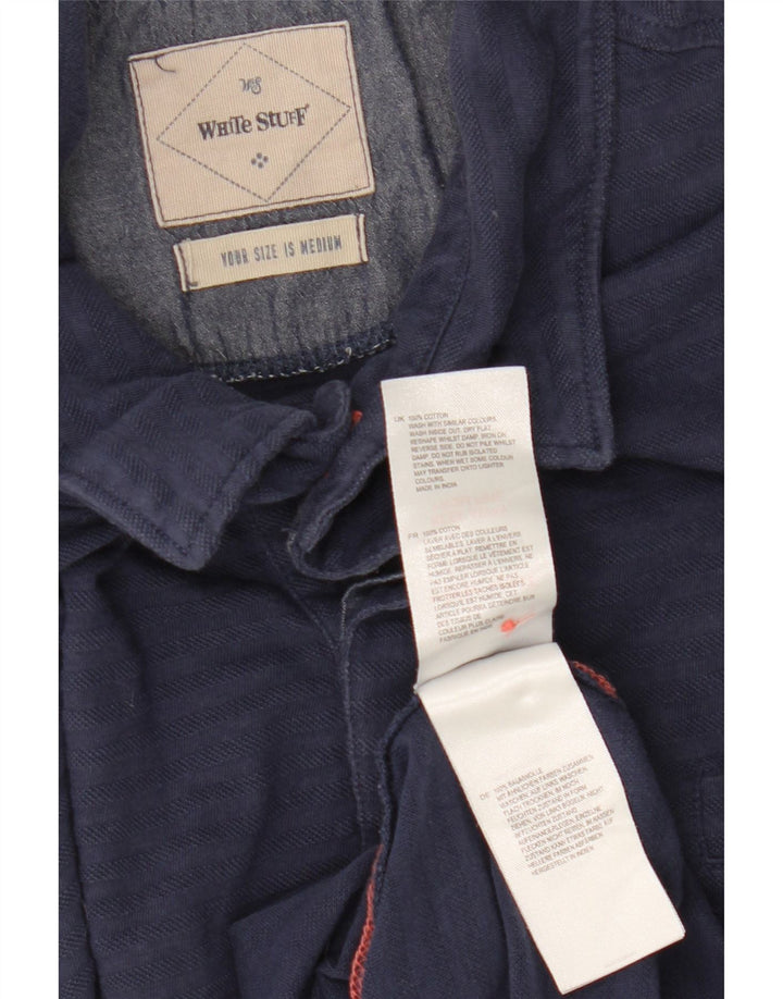 Polo da uomo White Stuff in cotone blu navy medio