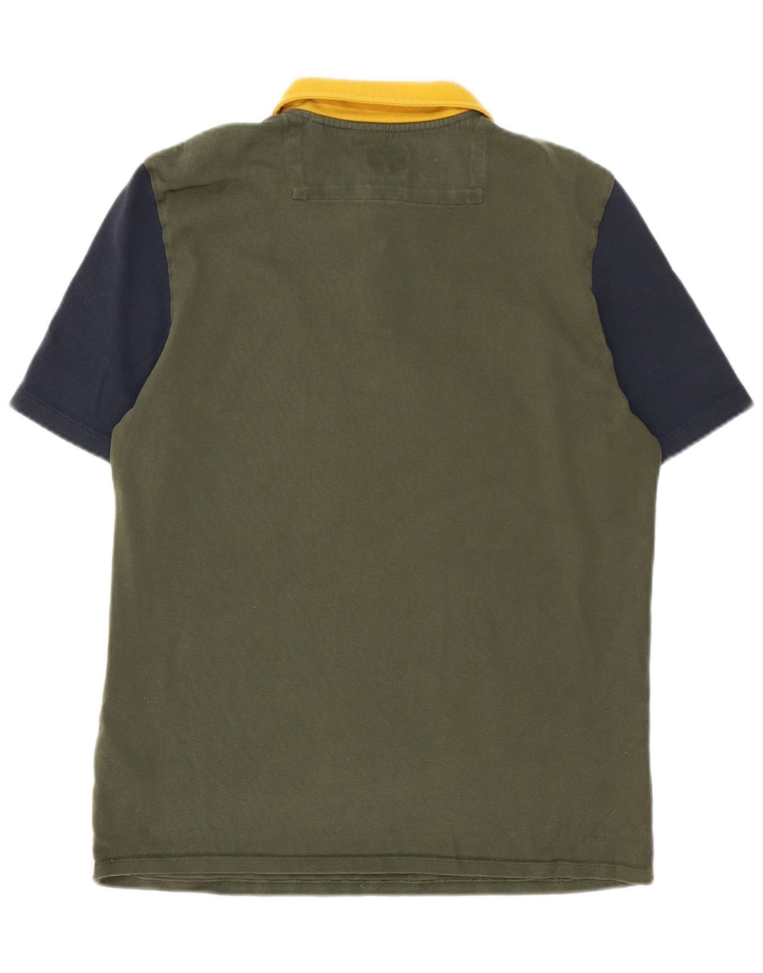 Polo da rugby da uomo Guess in cotone color block verde medio