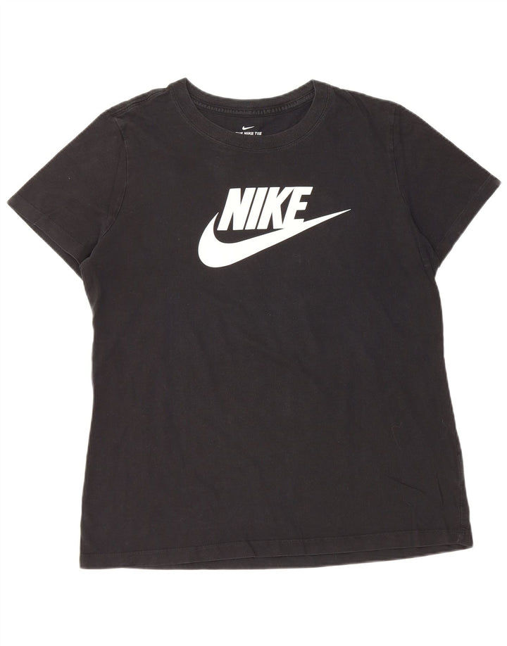 T-shirt grafica da donna NIKE Top UK 16 grande nera