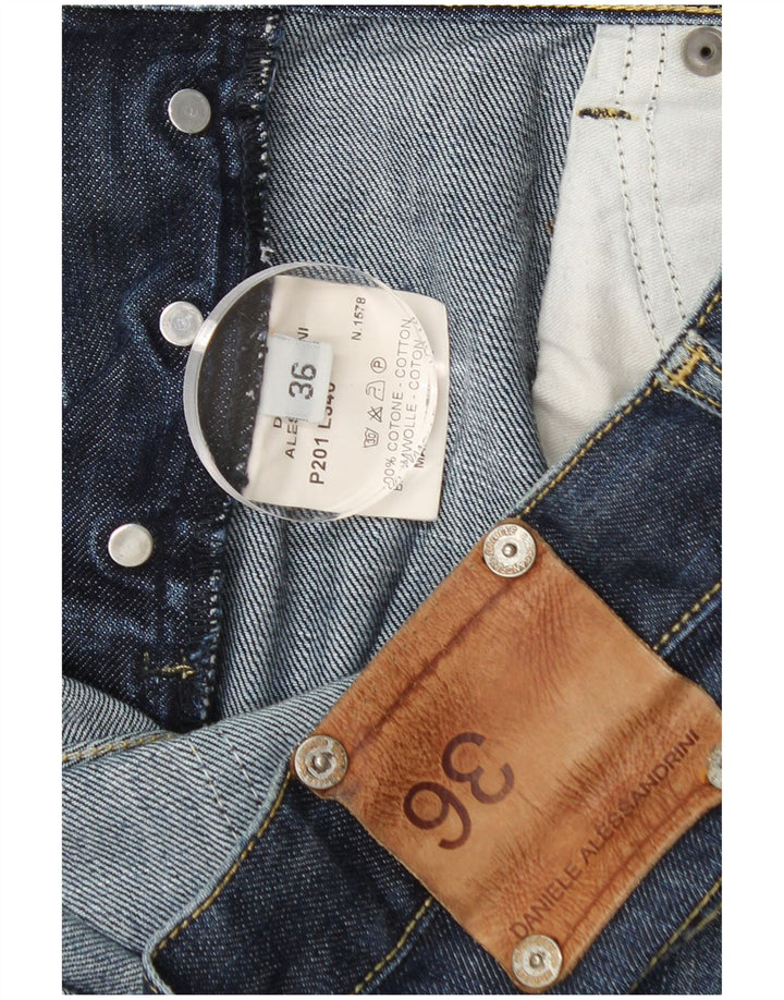 Jeans dritti da uomo Daniele Alessandrini W36 L31 cotone blu