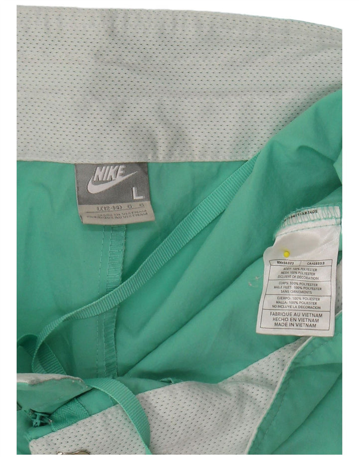 Bermuda da donna NIKE US 12/14 Large W34 poliestere turchese
