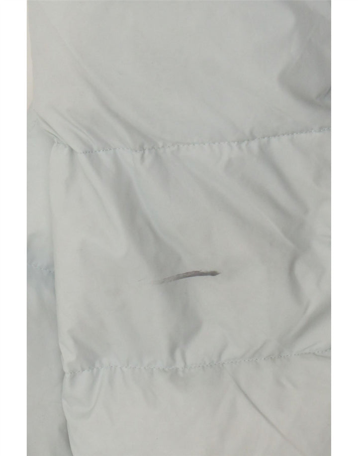 Giacca imbottita con cappuccio da donna Superdry UK 8 Small nylon blu