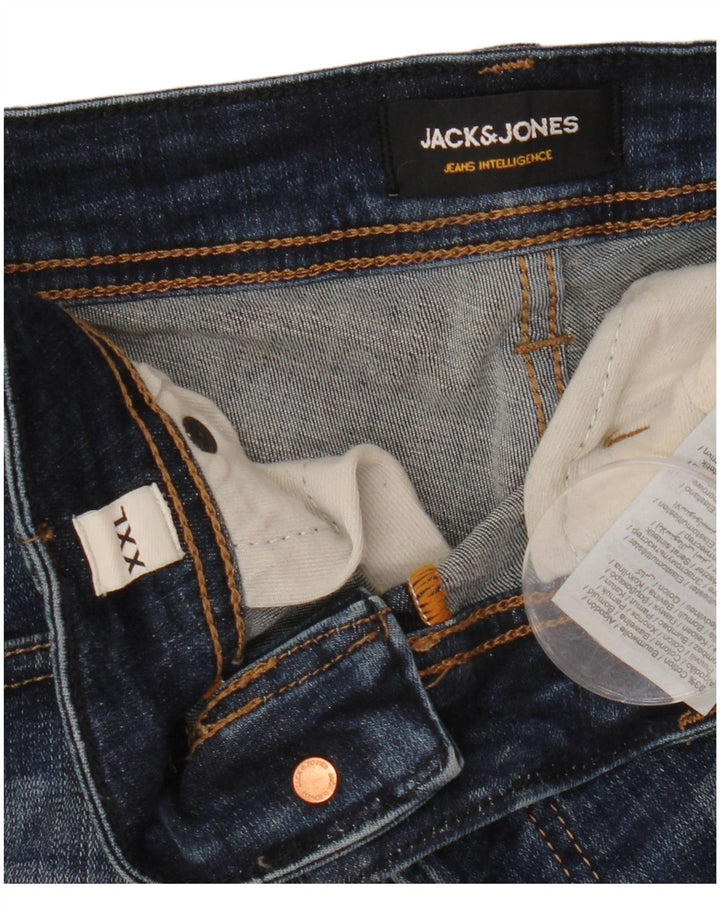 JACK & JONES Pantaloncini di jeans da uomo 2XL W42 Cotone blu
