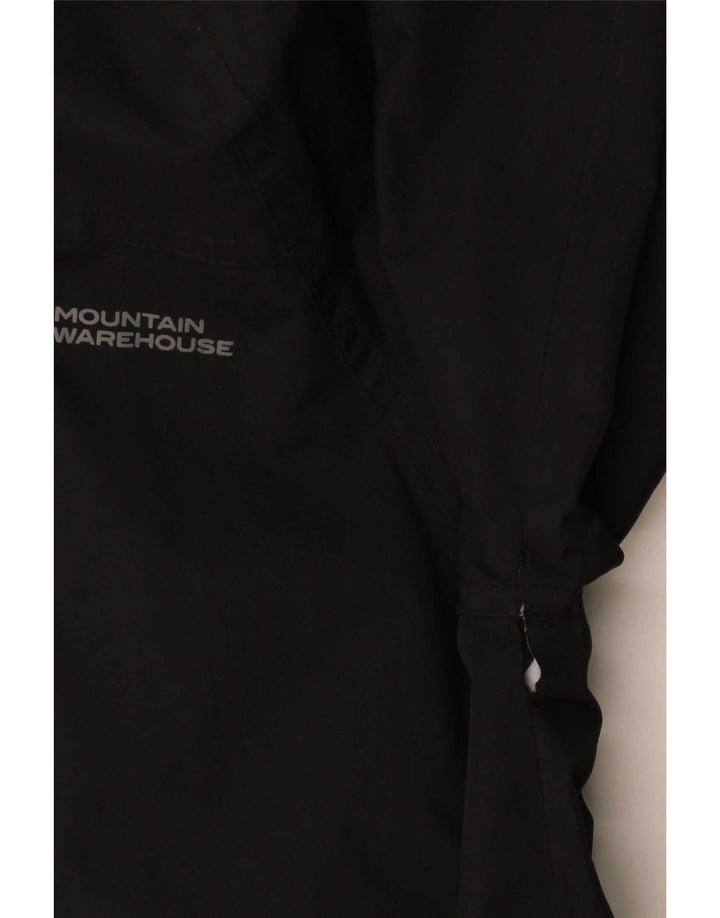 Giacca antipioggia da uomo con cappuccio Mountain Warehouse UK 36 Small Poliestere nero