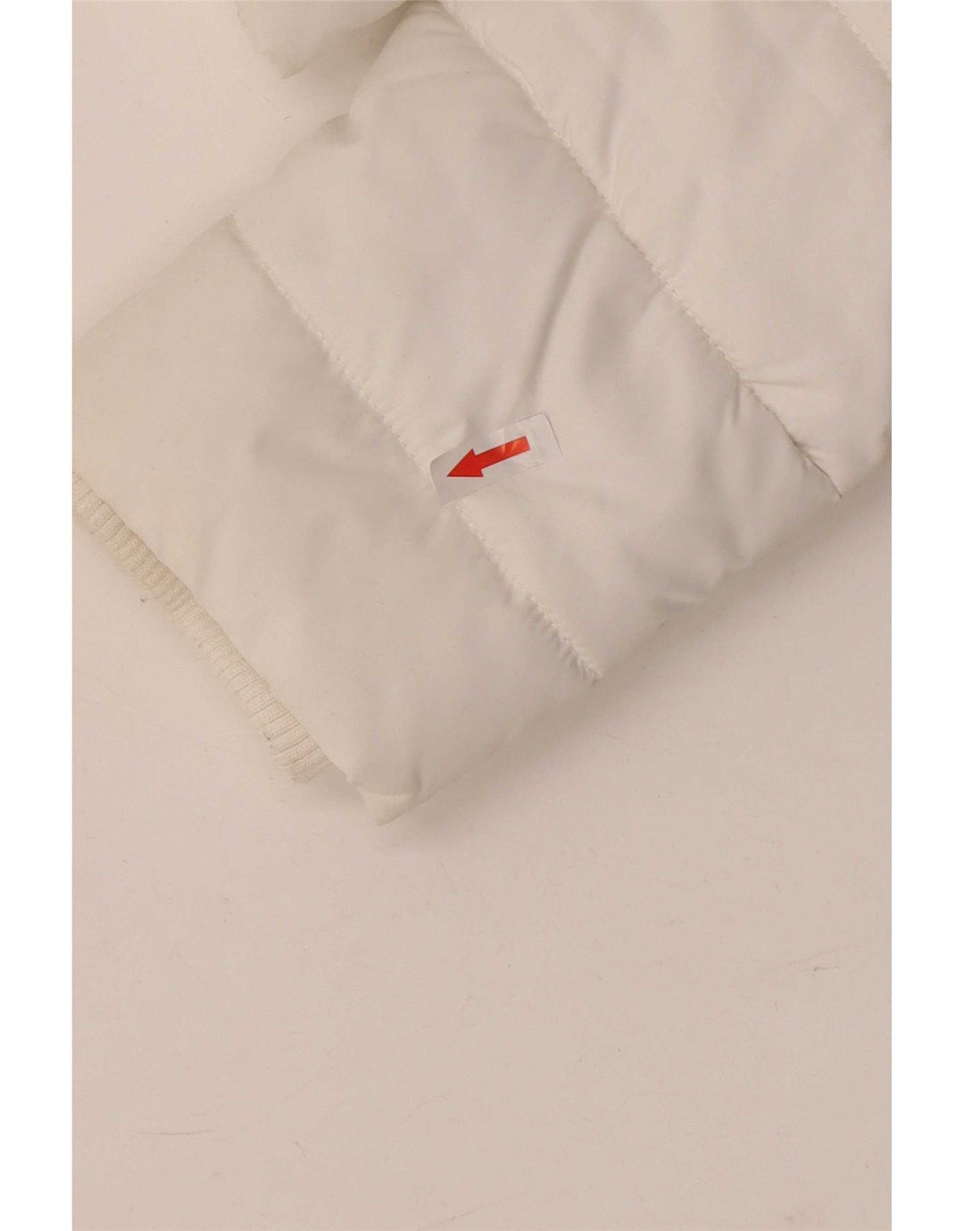 Giacca imbottita con cappuccio da donna Tommy Hilfiger UK 14 poliestere bianco medio