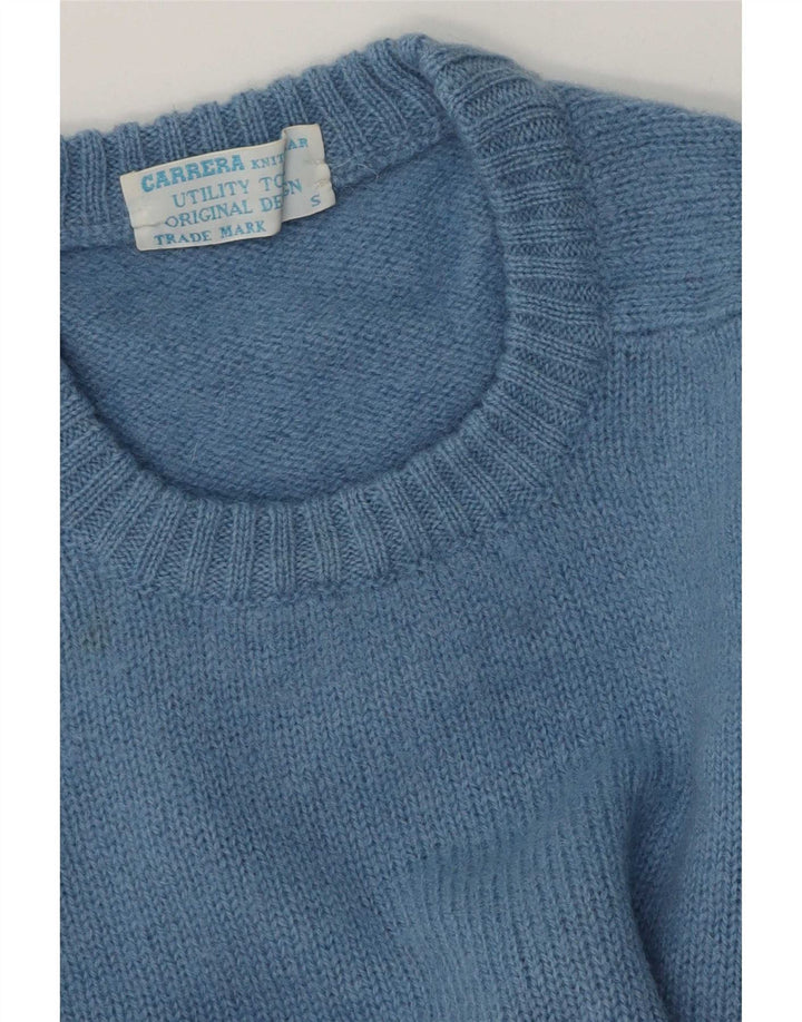 Maglione maglione girocollo da donna Carrera UK 10 piccolo blu
