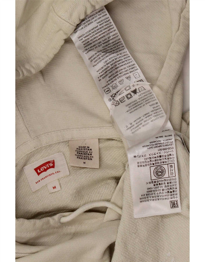 Maglione con cappuccio grafico da uomo Levi's in cotone bianco medio
