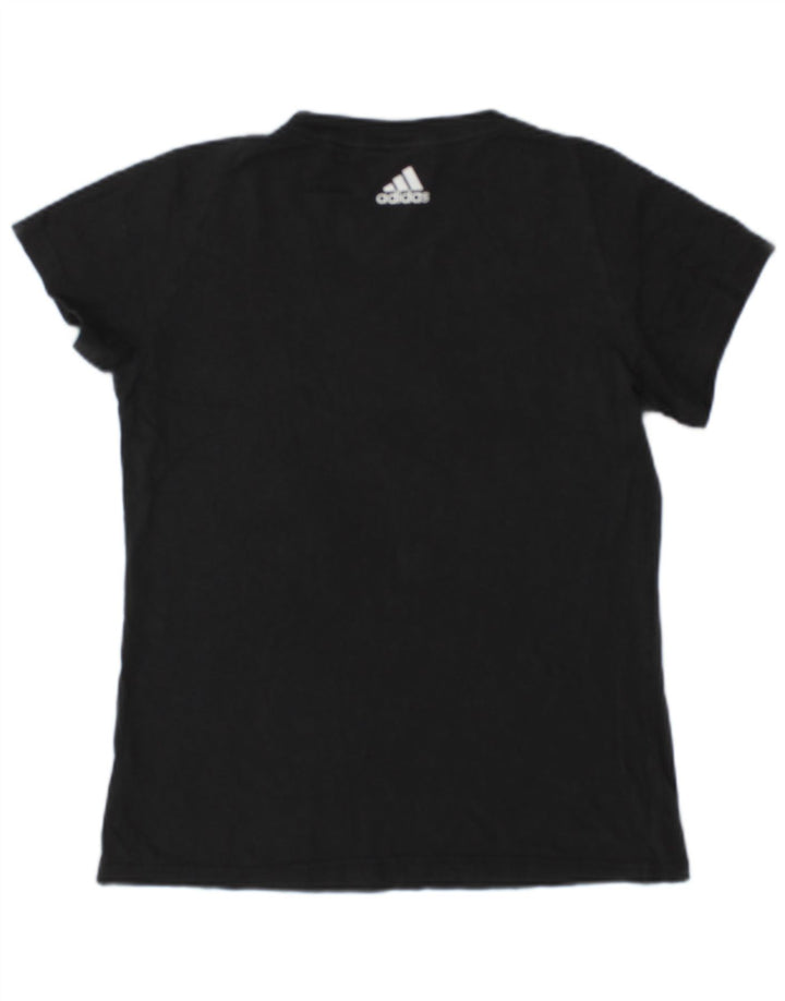T-shirt grafica Adidas da donna Top UK 12/14 Grigio medio