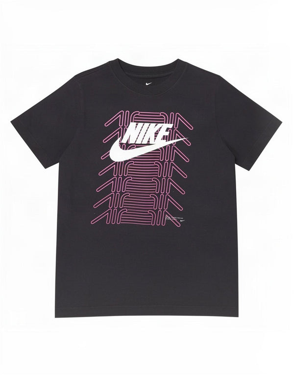 T-shirt grafica Nike per ragazzi, 12-13 anni, grande, nera