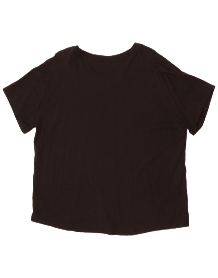T-shirt grafica da uomo Reebok Top 2XL in cotone nero