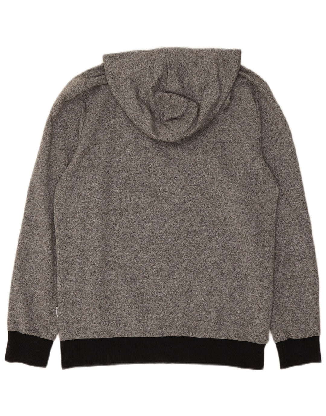 Felpa con cappuccio da uomo Jack & Jones in poliestere color block grigio medio