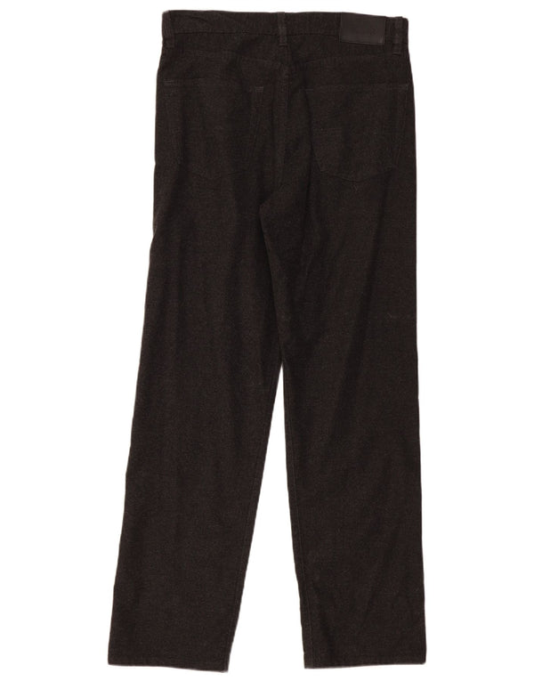 Pantaloni casual dritti da uomo Hugo Boss Arkansas W33 L30 cotone grigio