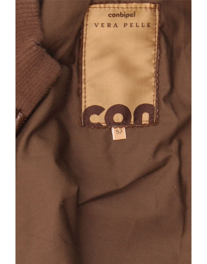 Giacca Pelle Uomo Conbipel IT 52 Large Pelle Marrone