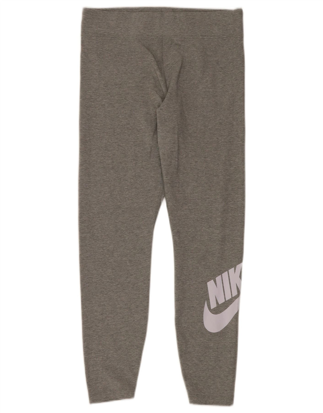 Leggings grafici da donna NIKE UK 14 grande cotone grigio
