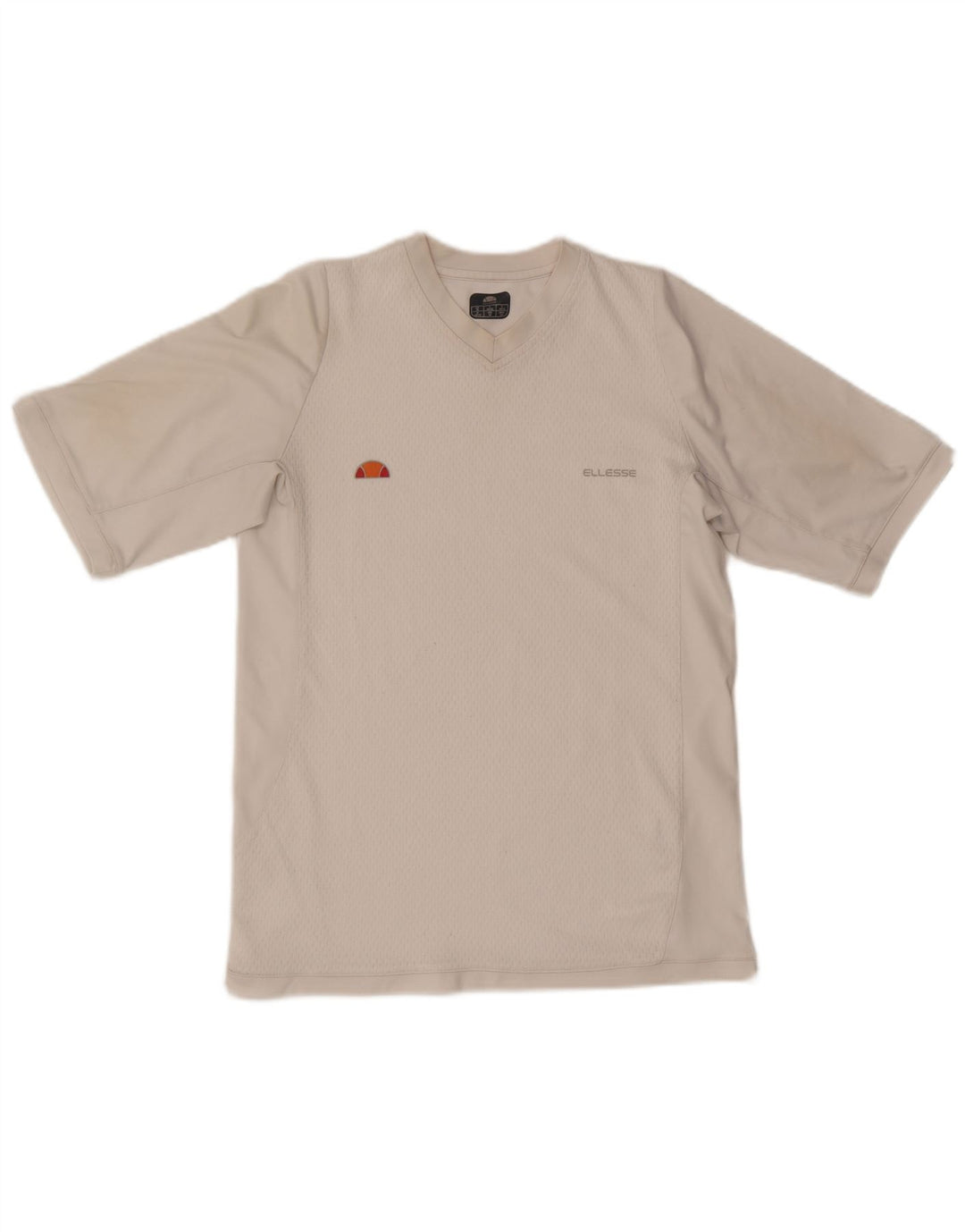 T-shirt da uomo Ellesse Top in poliestere bianco medio