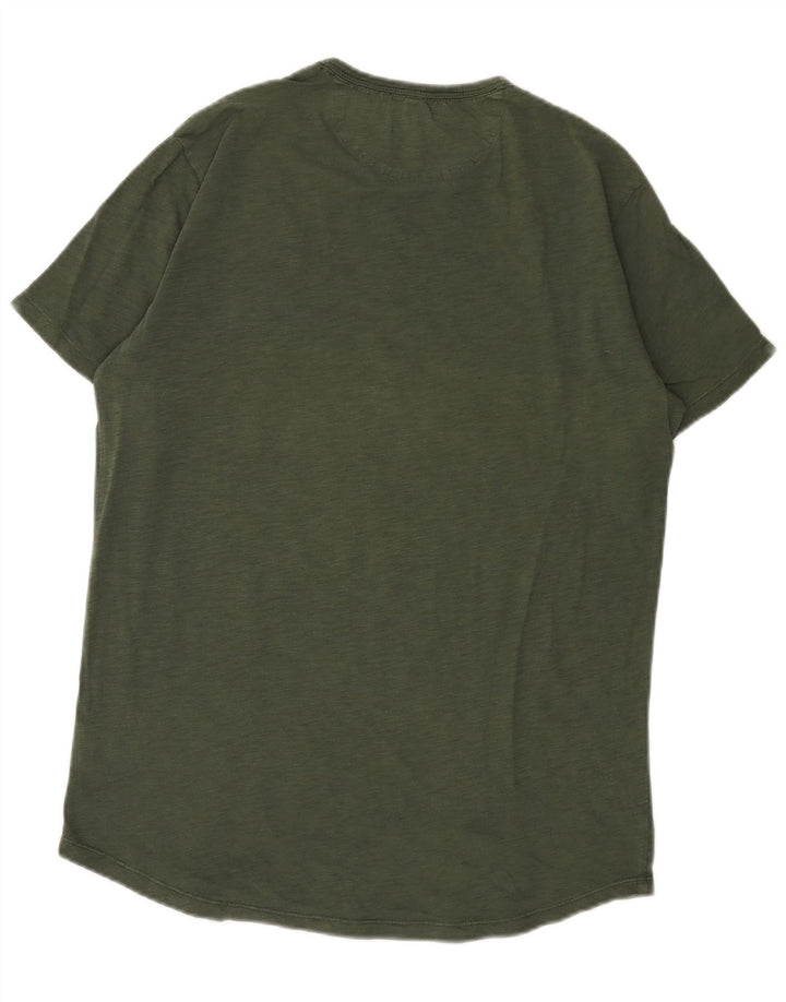 T-shirt da uomo Sun68 Top grande in cotone kaki