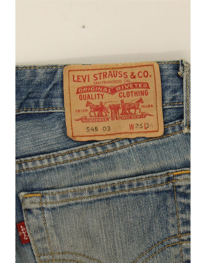 LEVI'S Womens 545 Bermuda Denim Shorts W26 Small  Blue Cotton Vintage Levi's and Second-Hand Levi's from Messina Hembry 