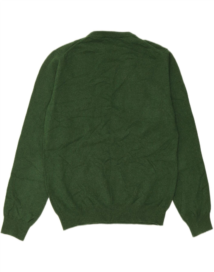 Maglione maglione girocollo oversize da donna Gant UK 10 piccolo lana verde