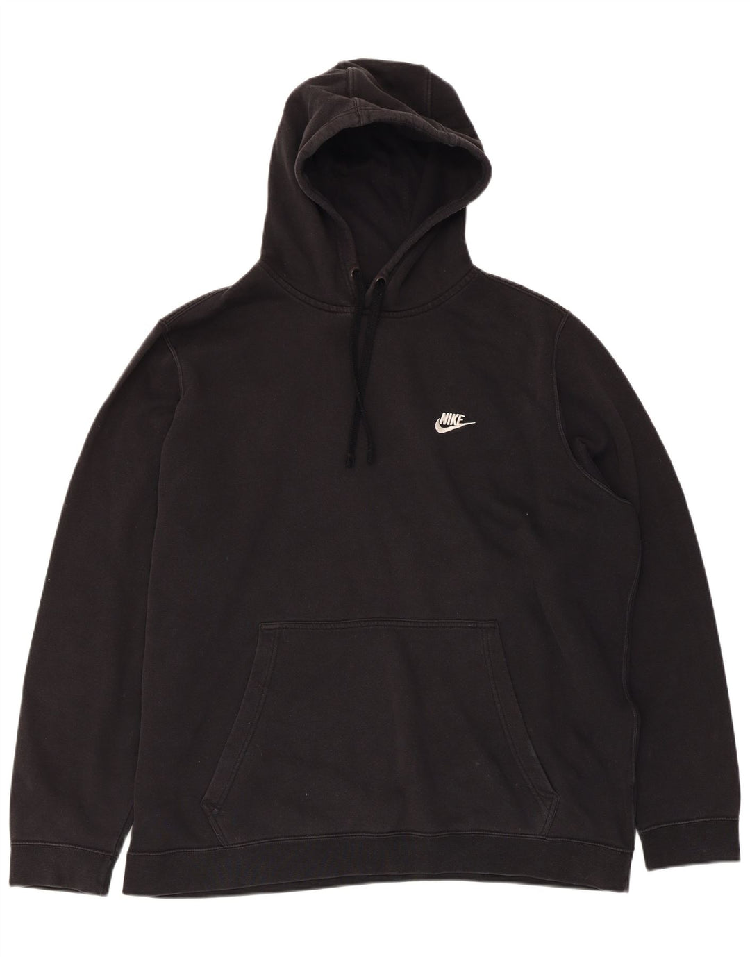 Felpa con cappuccio da uomo NIKE 2XL cotone nero