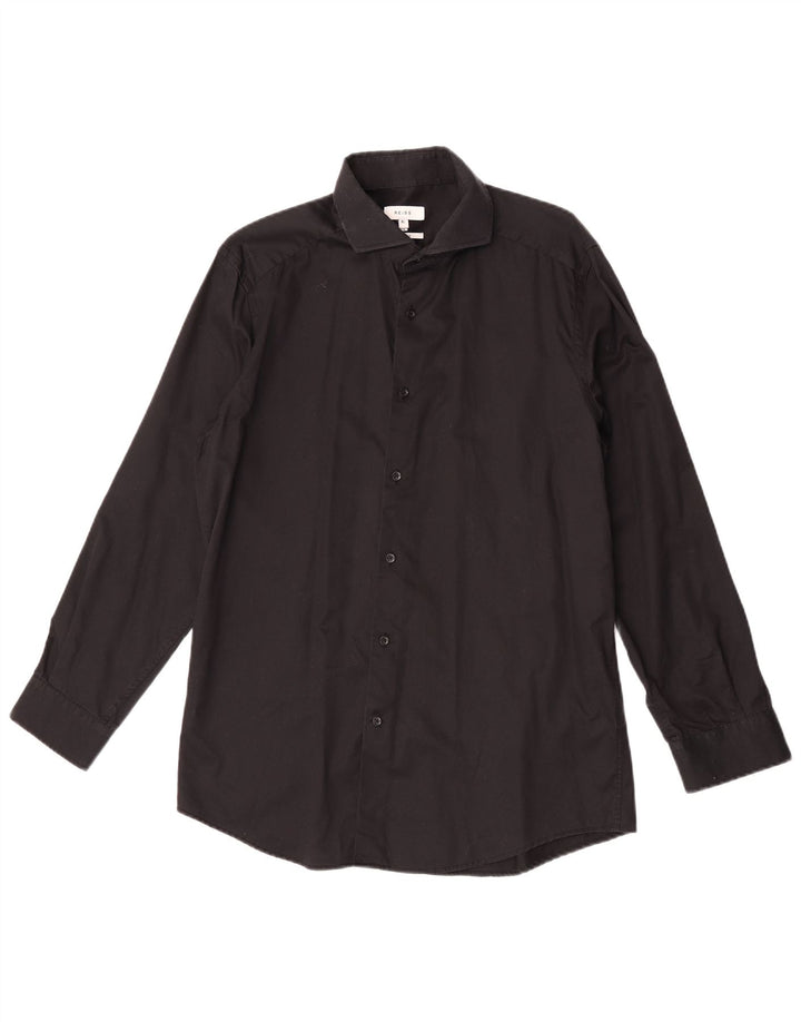 Camicia Reiss da donna slim fit XL in cotone nero