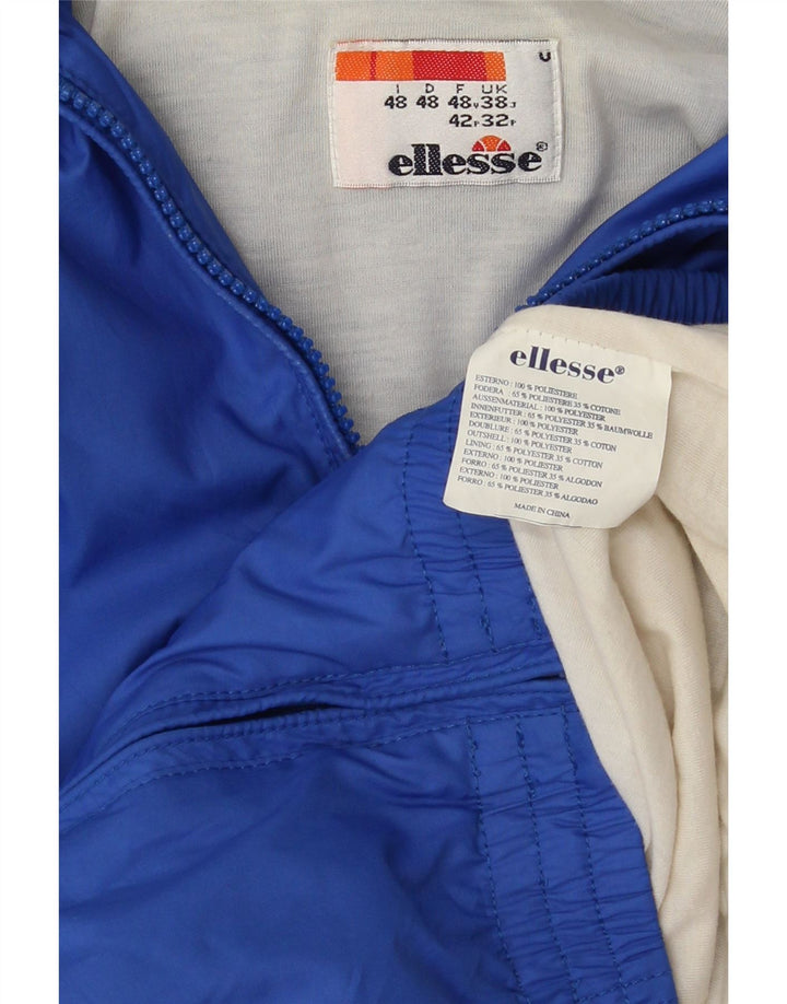 Giacca da ginnastica da uomo Ellesse UK 38 Poliestere blu medio