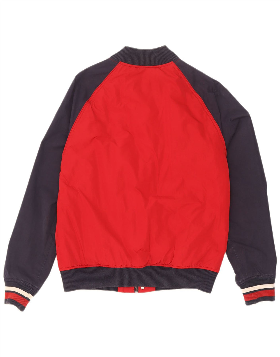 Tommy Hilfiger Giacca bomber grafica da uomo UK 36 Small Red Colourblock