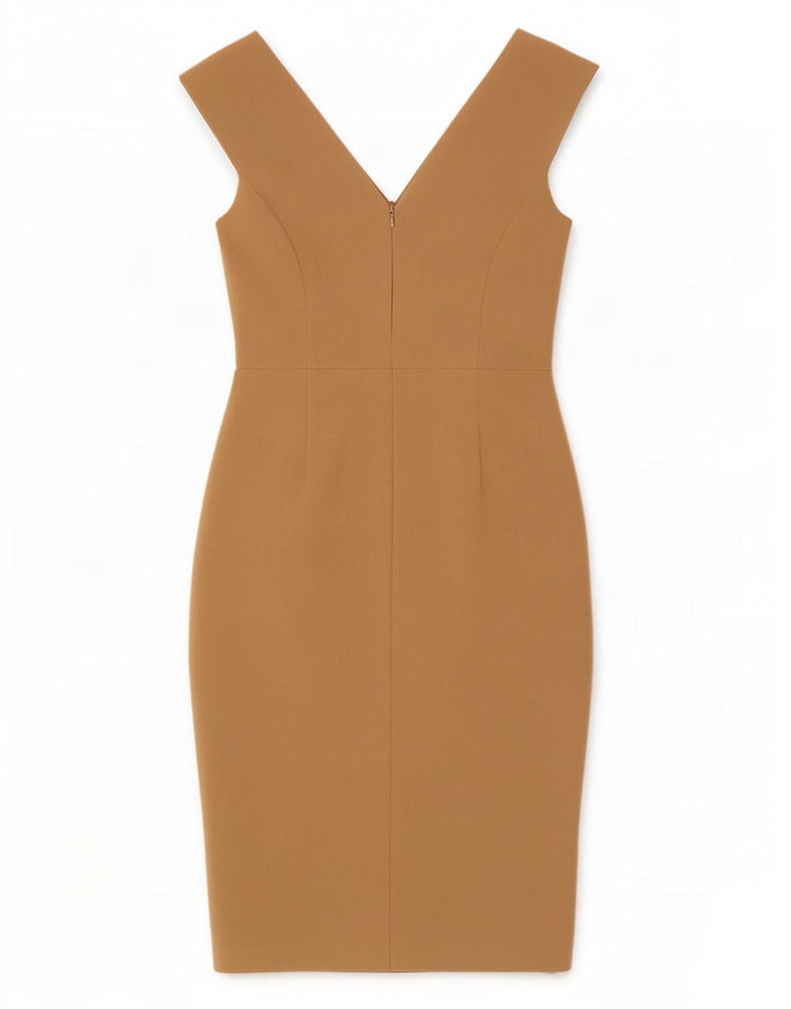Abito tubino con spalle scoperte Marks & Spencer da donna UK 12 Beige medio