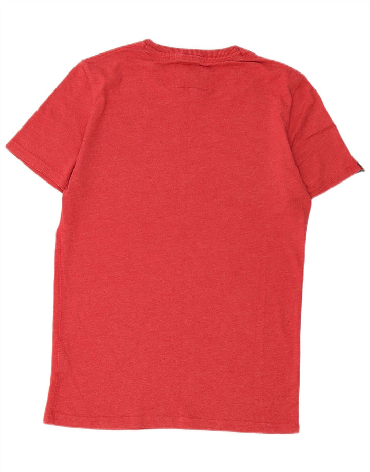 T-shirt grafica da uomo SUPERDRY Top in cotone rosso medio