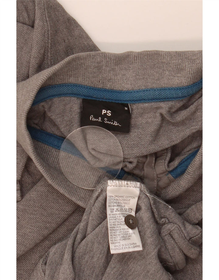 Polo da uomo PAUL SMITH in cotone grigio medio