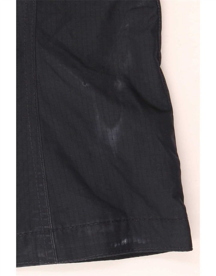 Giacca a vento con cappuccio da donna Hollister UK 10 Small poliestere blu navy