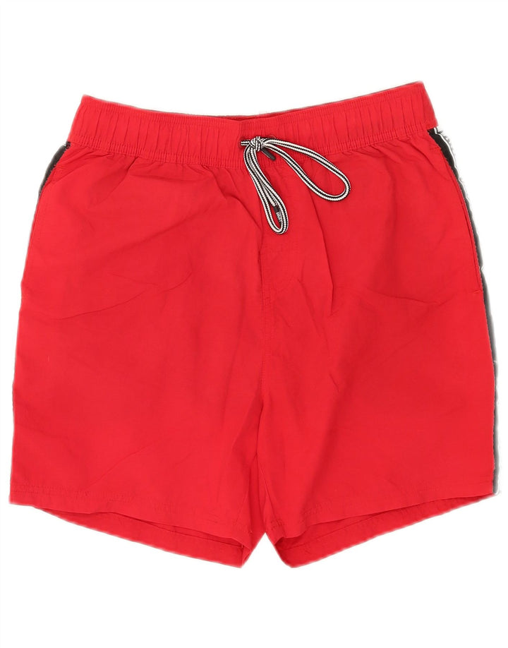 Pantaloncini da bagno grafici da uomo Dkny piccoli rossi in poliammide