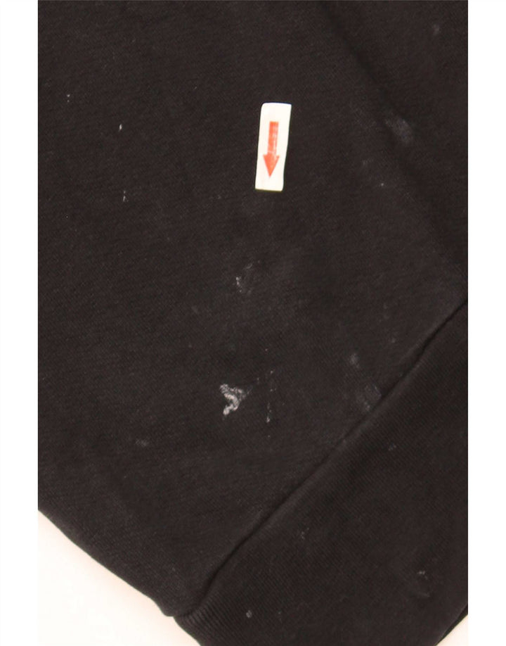 Levi's Felpa grafica da uomo in cotone nero medio