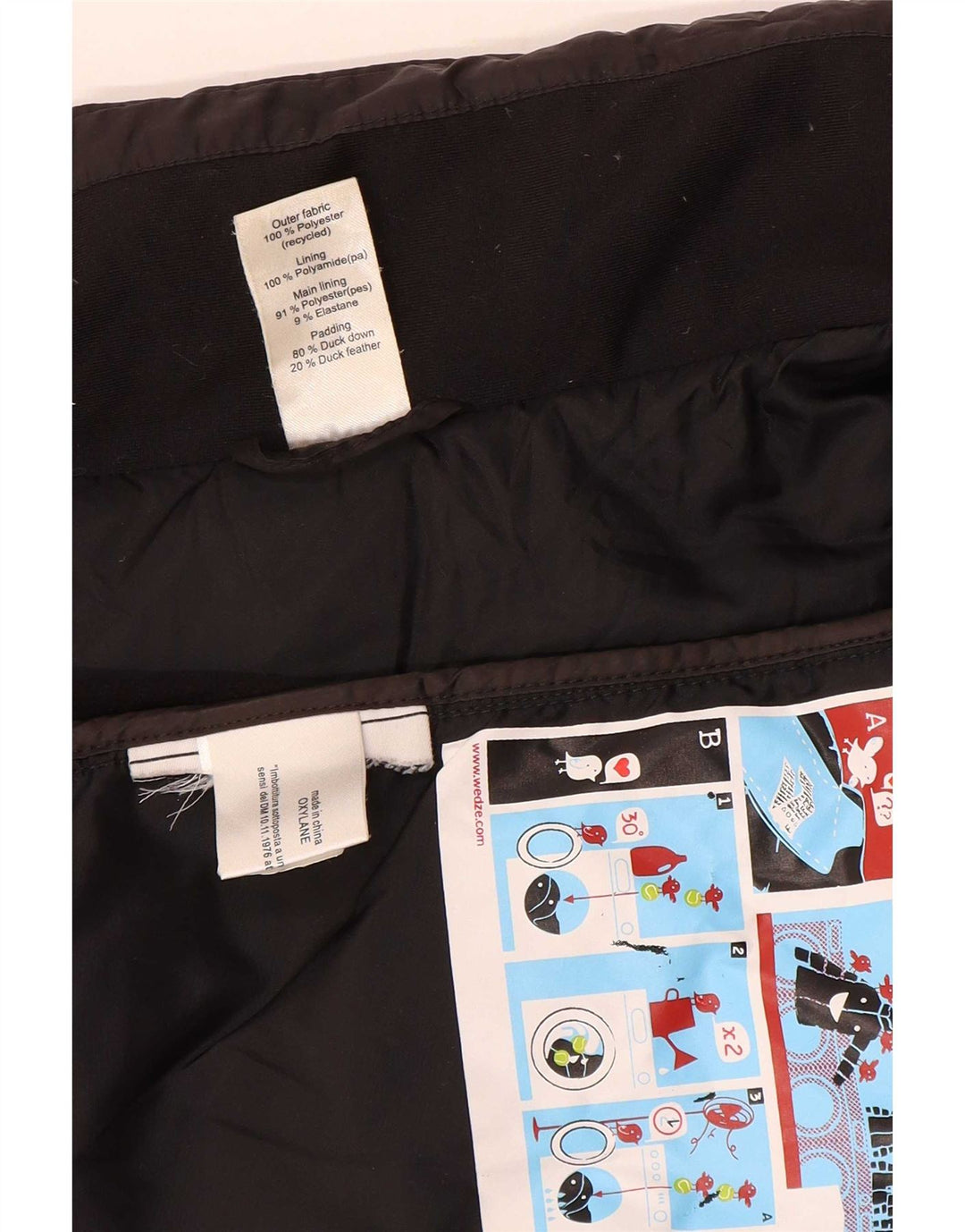 Gilet imbottito da uomo Wed Ze UK 38 Poliammide color block marrone medio