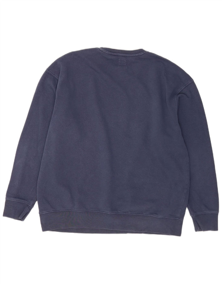 Levi's Felpa con grafica rilassata da uomo, grande, in cotone blu navy