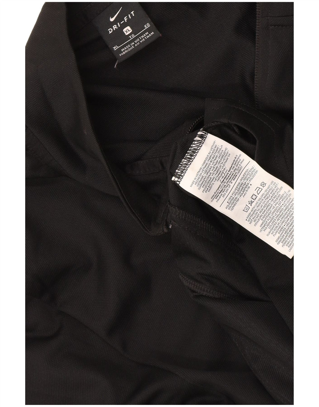 Giacca da tuta Nike Dri Fit da uomo XL nera in poliestere