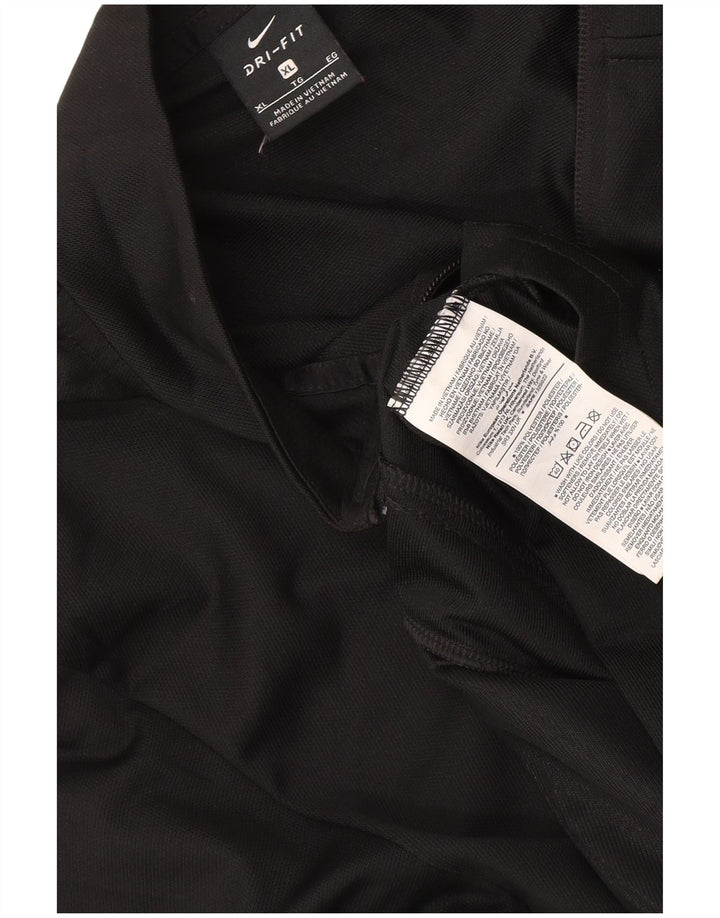Giacca da tuta Nike Dri Fit da uomo XL nera in poliestere